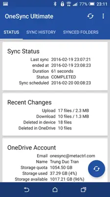 OneSync android App screenshot 6